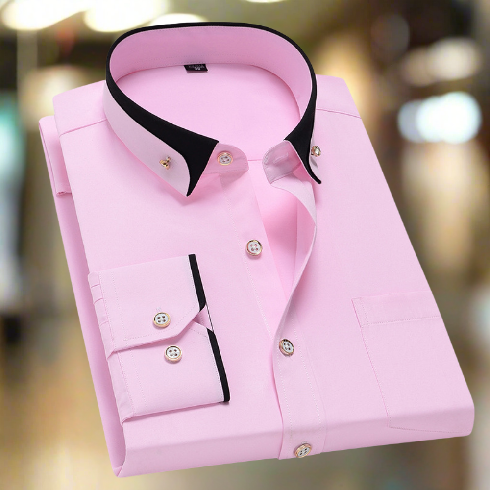 Tomáš | Klasická košile z bavlny s dlouhým rukávem