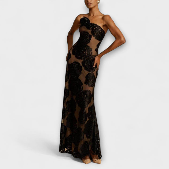 Sara - Květinové Maxi Šaty