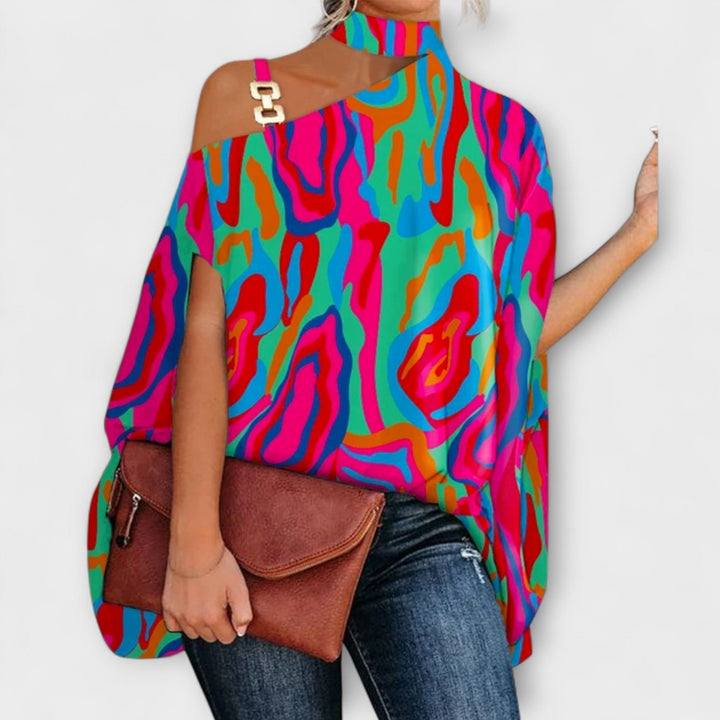 Halenka s odhalenými rameny pro ženy