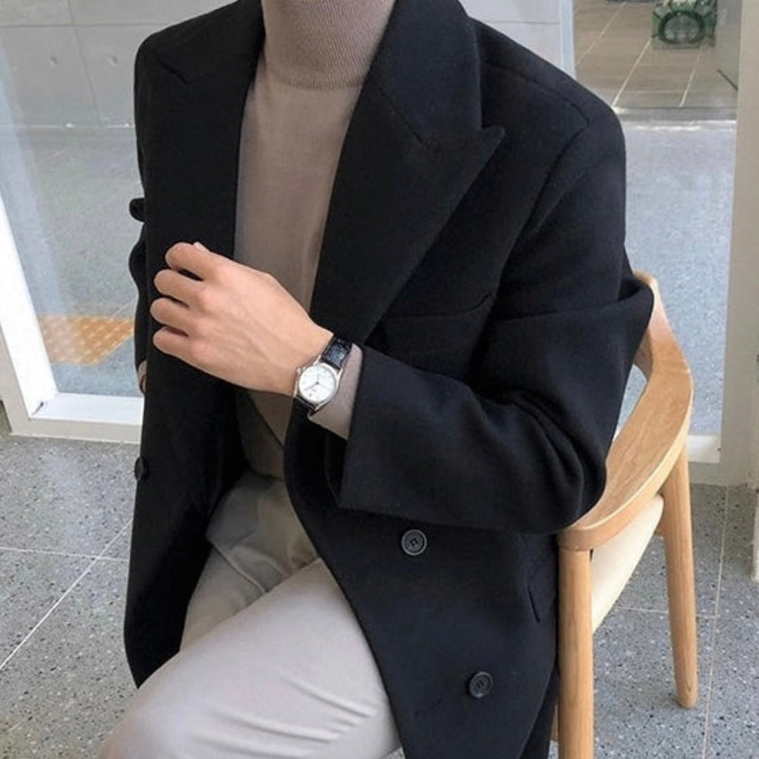 Liberec | Pánský kabát s dvojitým zapínáním