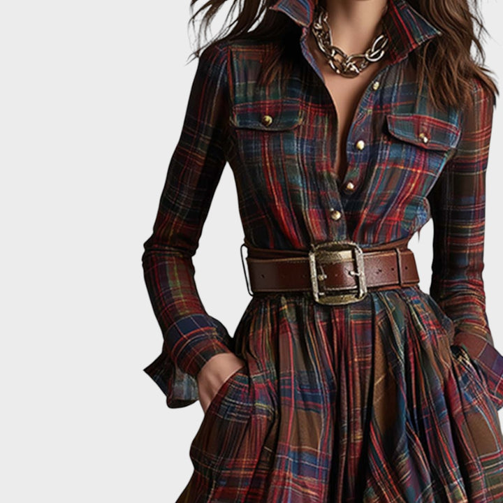 Scarlett - Košilové šaty s páskem