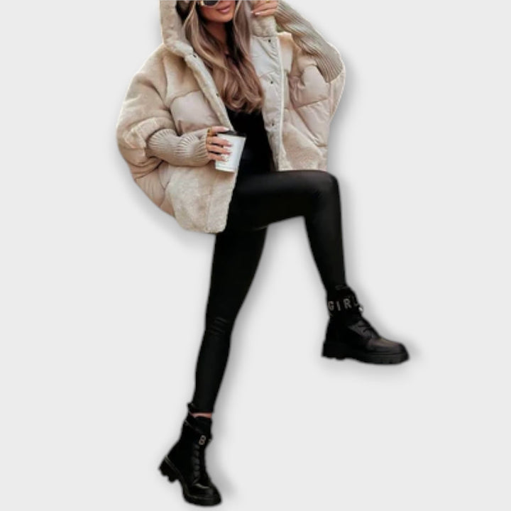 Eva - Elegantní Puffer Bunda