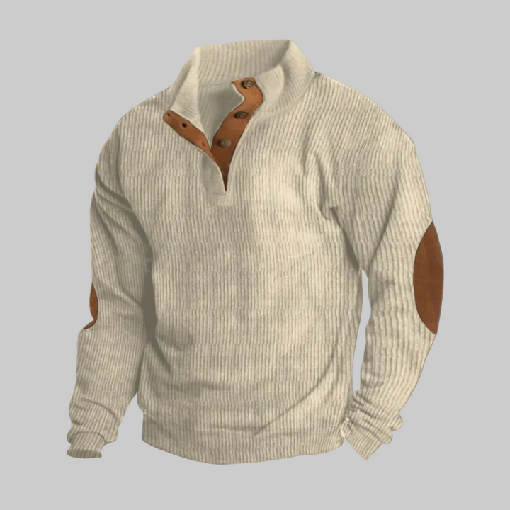 Markus I Casual svetr s vysokým límcem a dlouhými rukávy