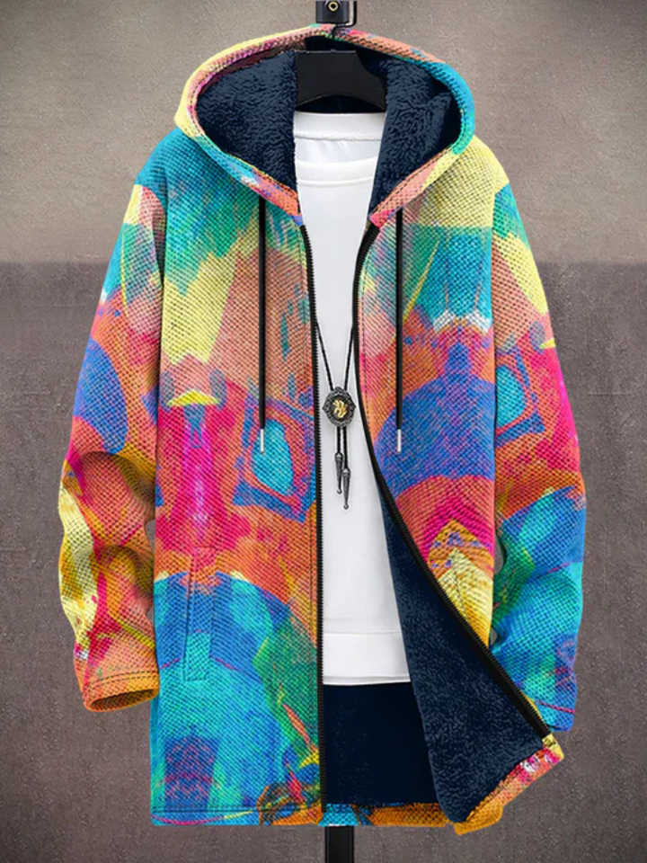 Tiarna™ - Luxusní umělecky inspirovaná zipová mikina s kapucí