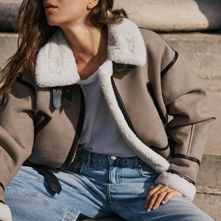 Auvrelle - Univerzální khaki bunda