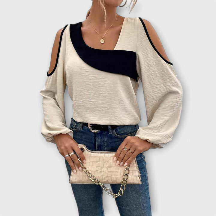 Serena - Blůza s obdélníkovým výstřihem