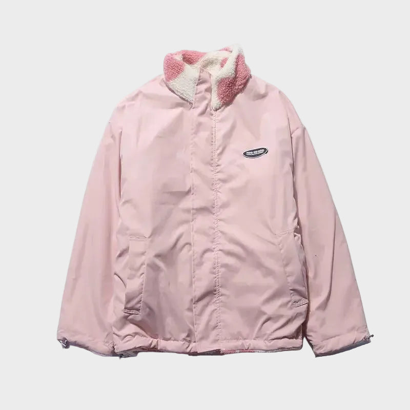 Kladno - Oboustranná bunda s srdíčky