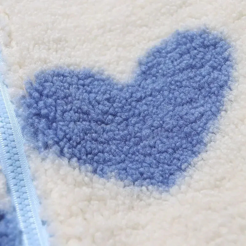 Kladno - Oboustranná bunda s srdíčky