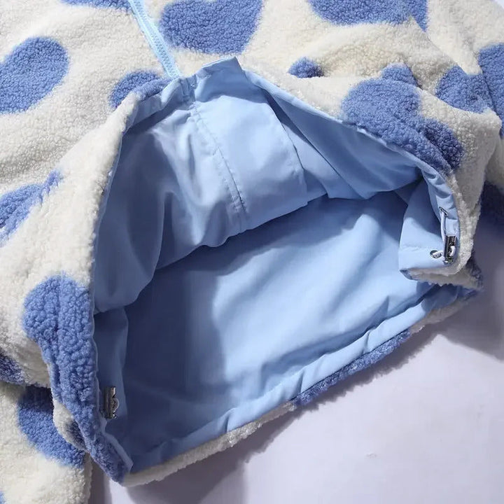 Kladno - Oboustranná bunda s srdíčky