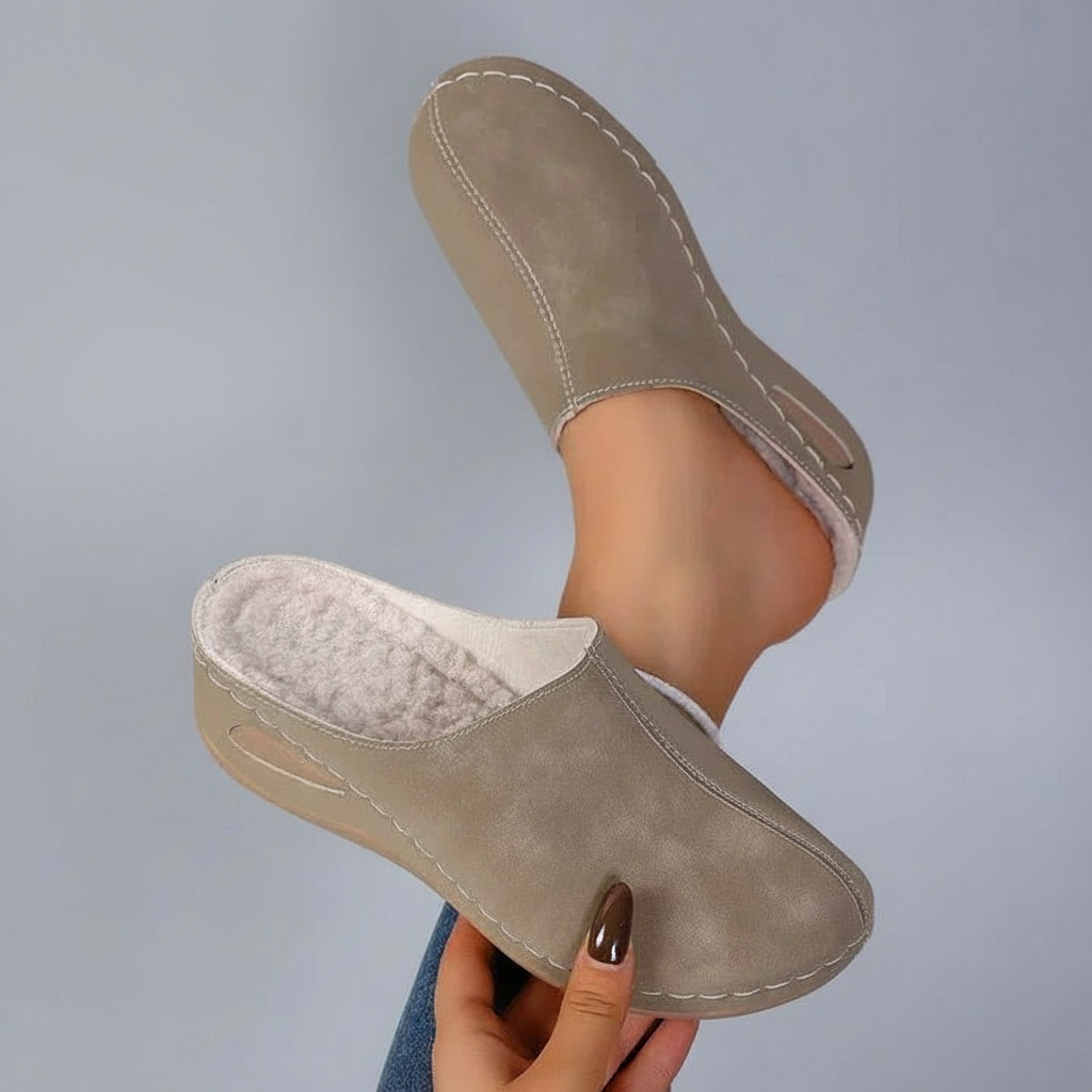 Olomouc - teplé ortopedické pantofle