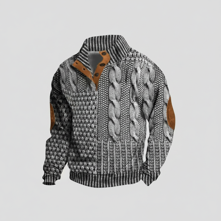 Elric | Pletený svetr se vzorem