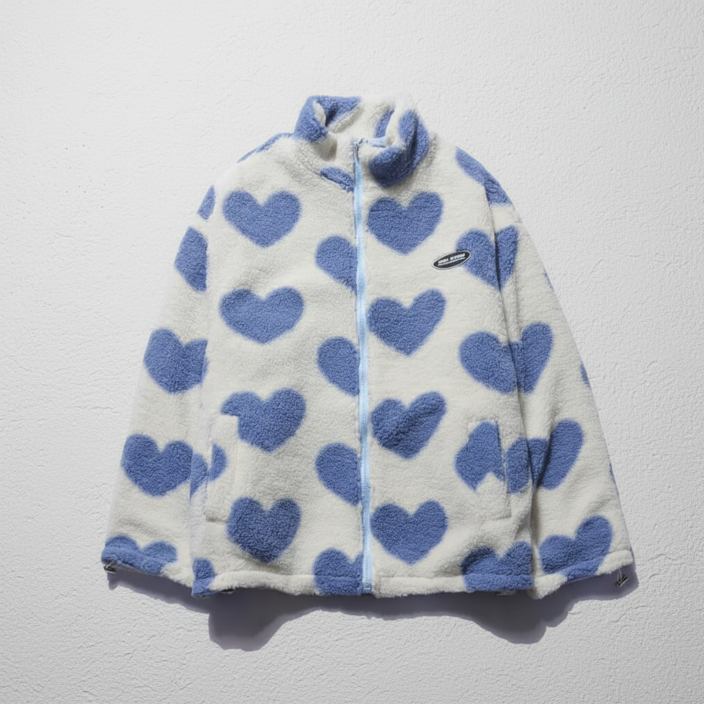 Zora - Srdcový oboustranný kabát