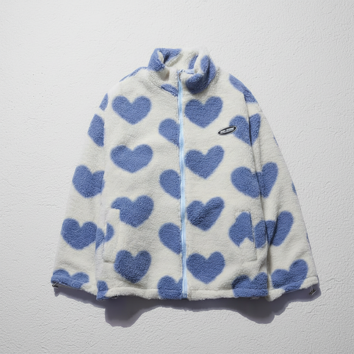 Zora - Srdcový oboustranný kabát