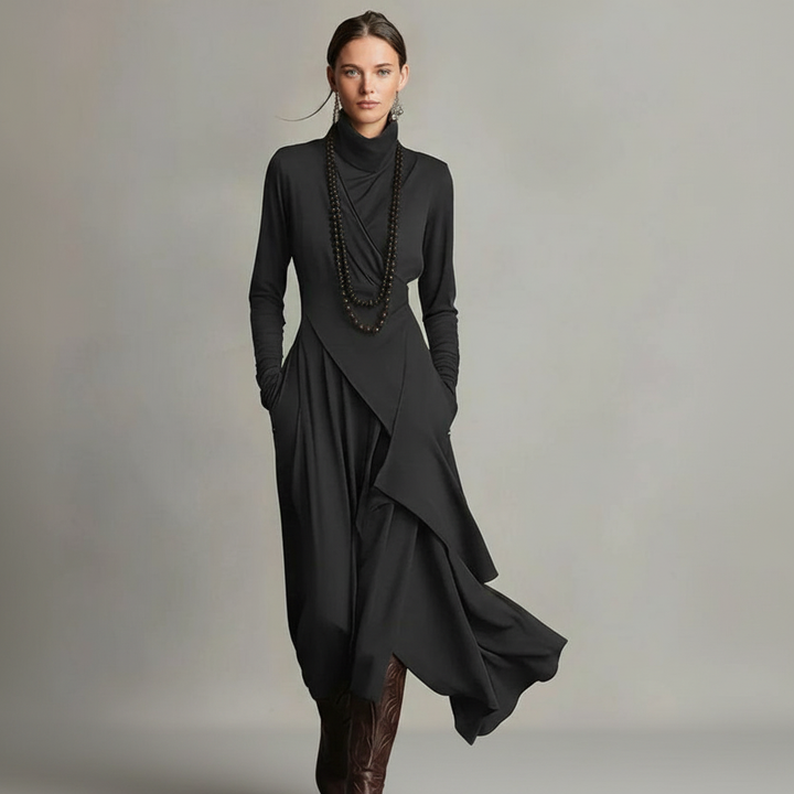 Natalia - Elegantní drapované šaty