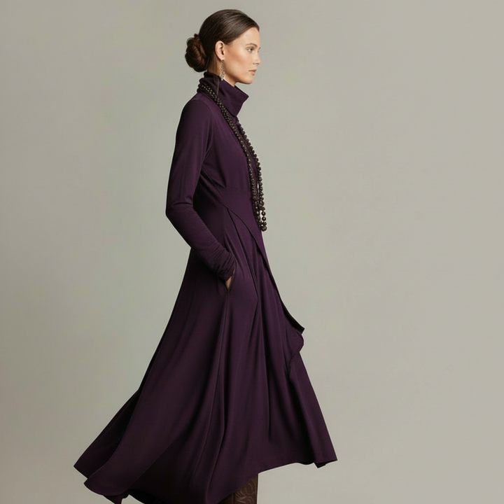 Natalia - Elegantní drapované šaty