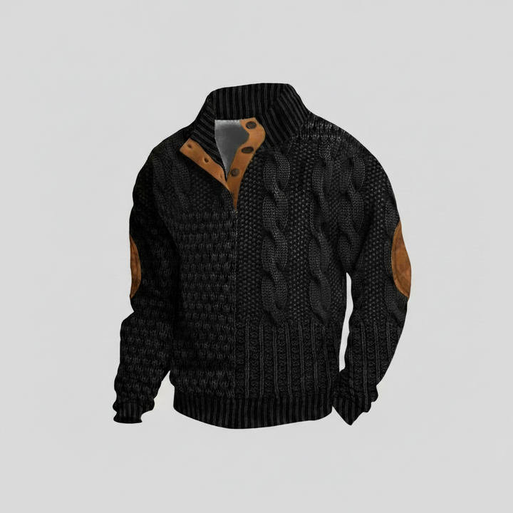 Elric | Pletený svetr se vzorem