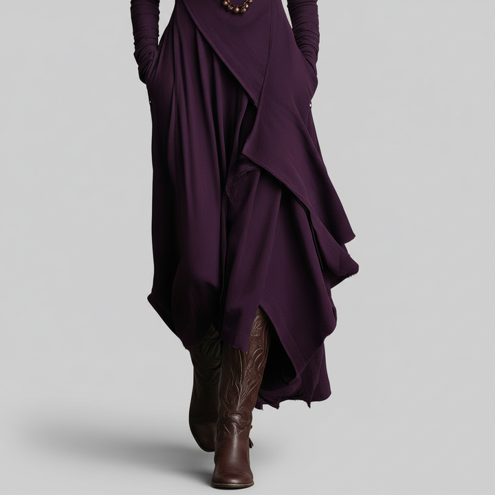 Natalia - Elegantní drapované šaty