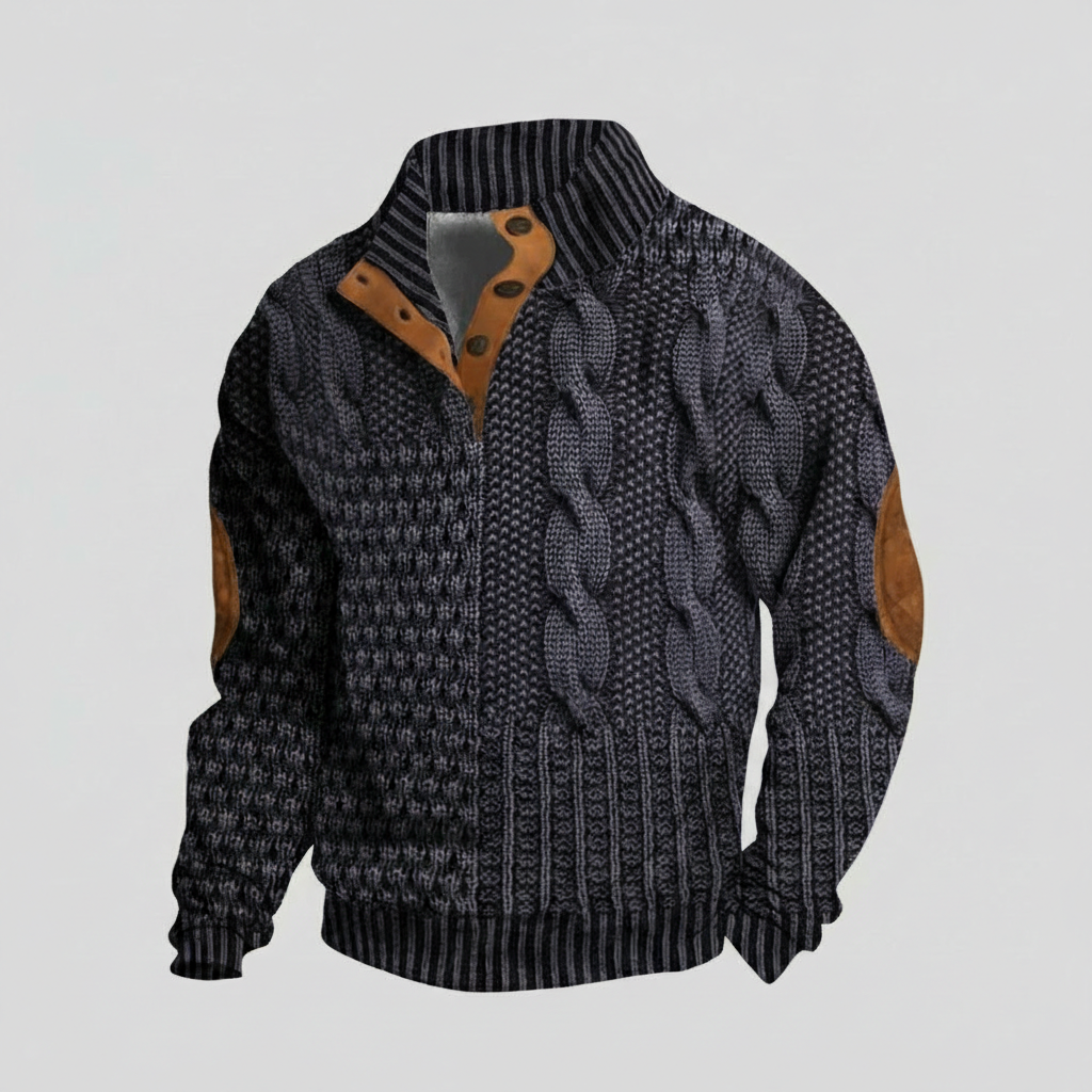 Elric | Pletený svetr se vzorem