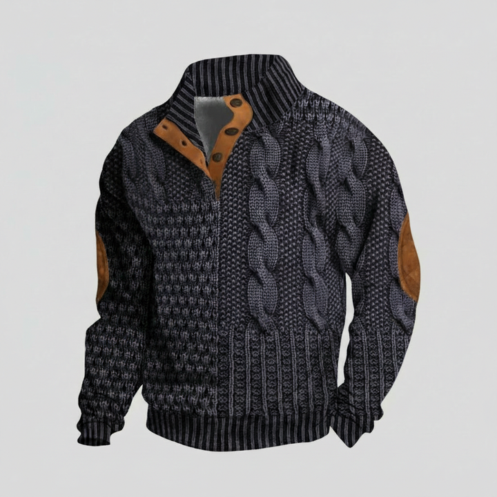 Elric | Pletený svetr se vzorem