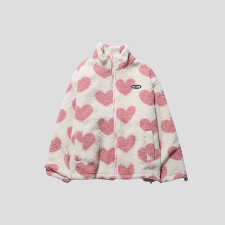 Zora - Srdcový oboustranný kabát