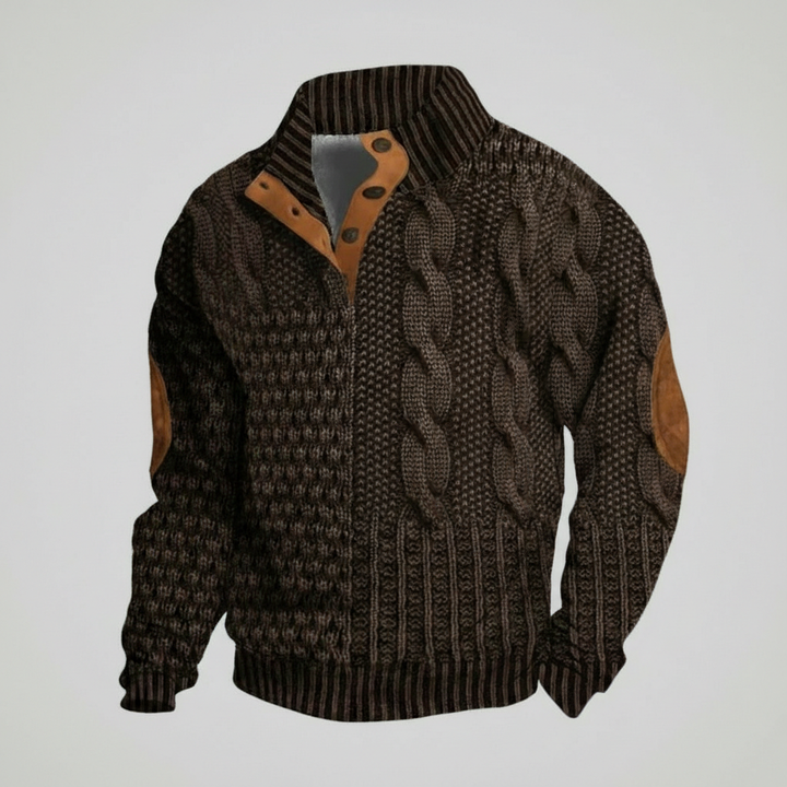 Elric | Pletený svetr se vzorem