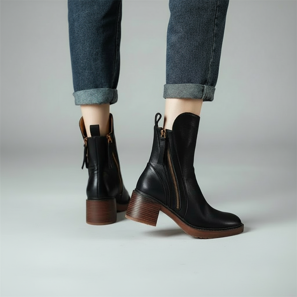 Danielle - Elegantní boty se zipem