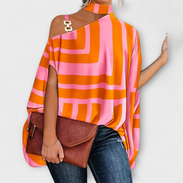 Halenka s odhalenými rameny pro ženy